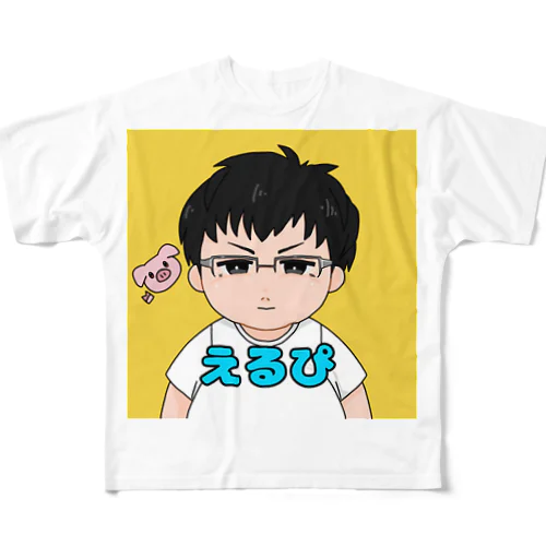 えるぴっぴ All-Over Print T-Shirt