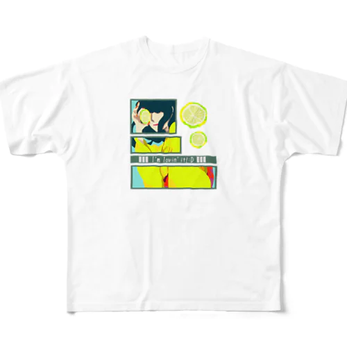 【I'm lovin' it! :D -lemon-】 フルグラフィックTシャツ