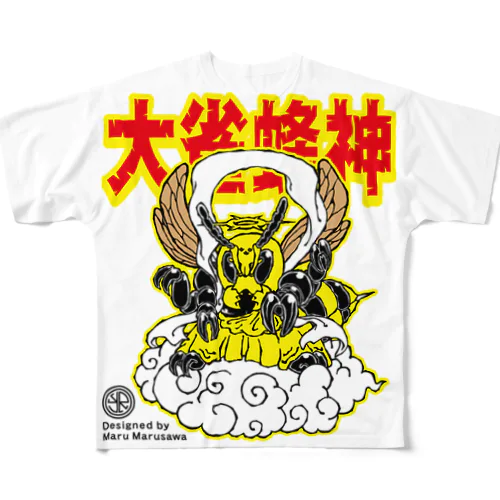大雀蜂神くん All-Over Print T-Shirt