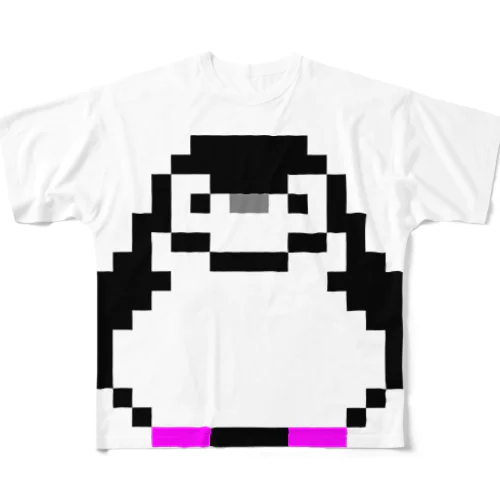 16bit Higepen All-Over Print T-Shirt