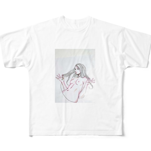 🌊マーメイドの香り✨ All-Over Print T-Shirt