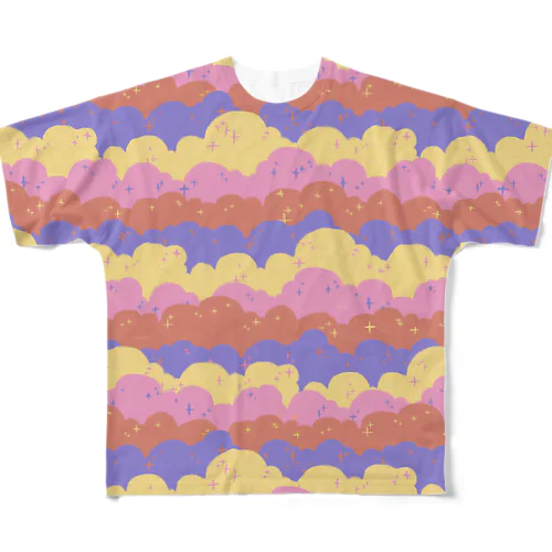 幸せな気持ち All-Over Print T-Shirt