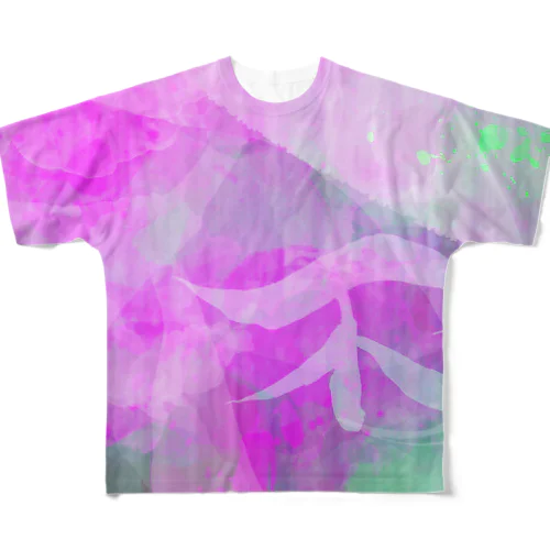 不-飛沫- All-Over Print T-Shirt