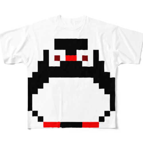 16bit Gentoo フルグラフィックTシャツ