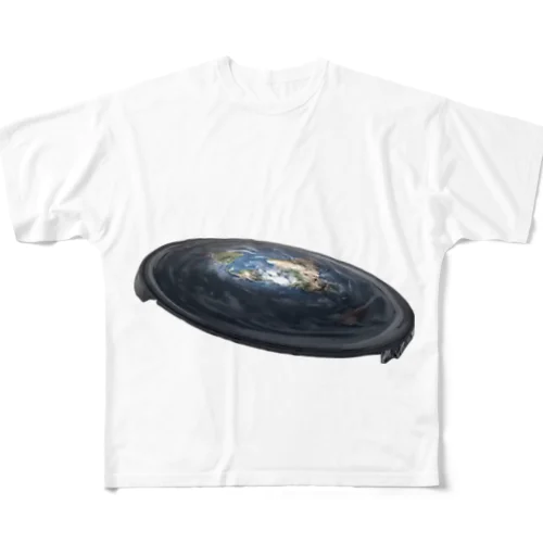地球の厚さは何cm? All-Over Print T-Shirt