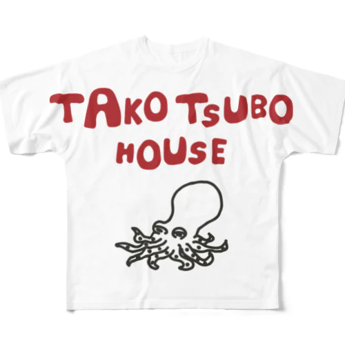 TAKOTSUBO HOUSE All-Over Print T-Shirt