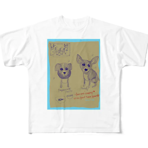ウッディとペパーミントパティ All-Over Print T-Shirt