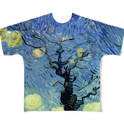 ゴッホの木#9 フルグラフィックTシャツ