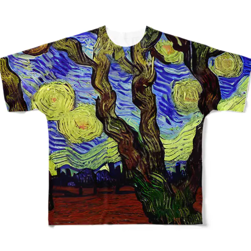 ゴッホの木#78 All-Over Print T-Shirt