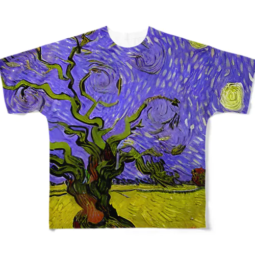 ゴッホの木#124 フルグラフィックTシャツ