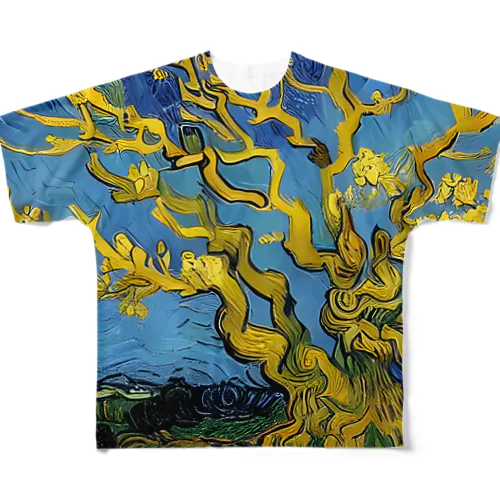 ゴッホの木#131 All-Over Print T-Shirt