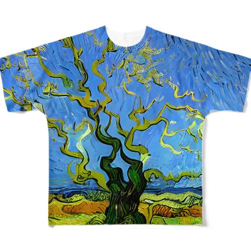 ゴッホの木#216 フルグラフィックTシャツ