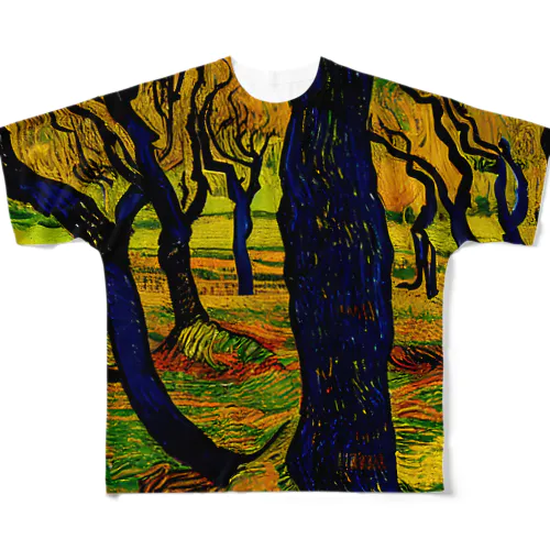ゴッホの木#277 フルグラフィックTシャツ