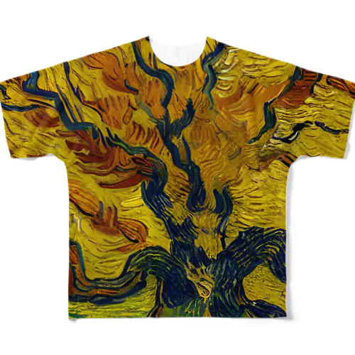 ゴッホの木#304 フルグラフィックTシャツ