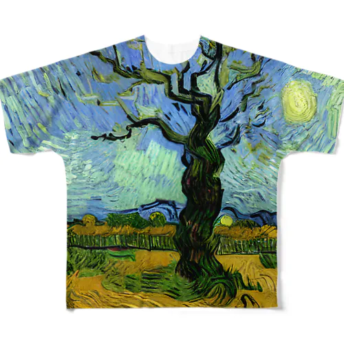 ゴッホの木#305 フルグラフィックTシャツ