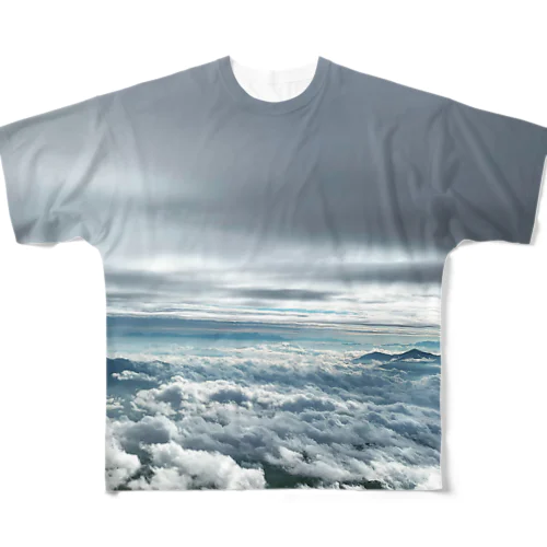 sea ​​of ​​clouds フルグラフィックTシャツ