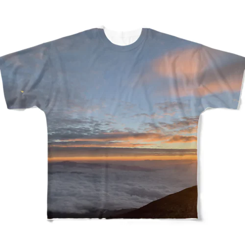 sea ​​of ​​clouds no.2 フルグラフィックTシャツ