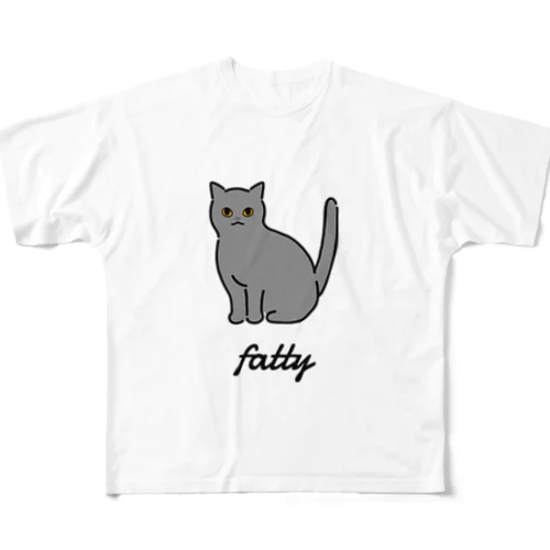 fatty フルグラフィックTシャツ