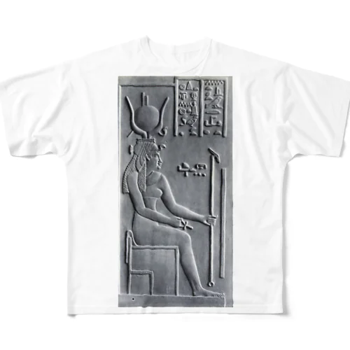 イシスとしてのクレオパトラのレリーフ 無名 1890-1895年頃 All-Over Print T-Shirt