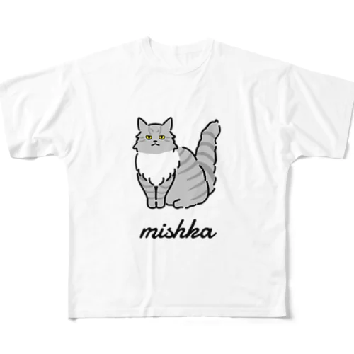 mishka フルグラフィックTシャツ