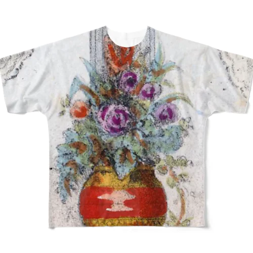 flower arrangement　 フルグラフィックTシャツ