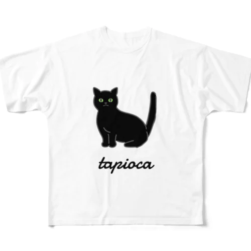 tapioca フルグラフィックTシャツ