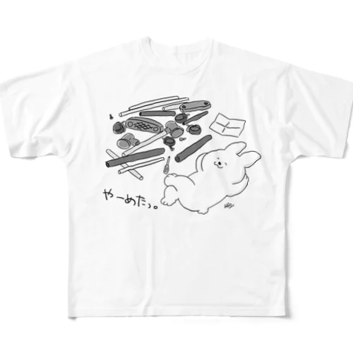 組立弱者 All-Over Print T-Shirt