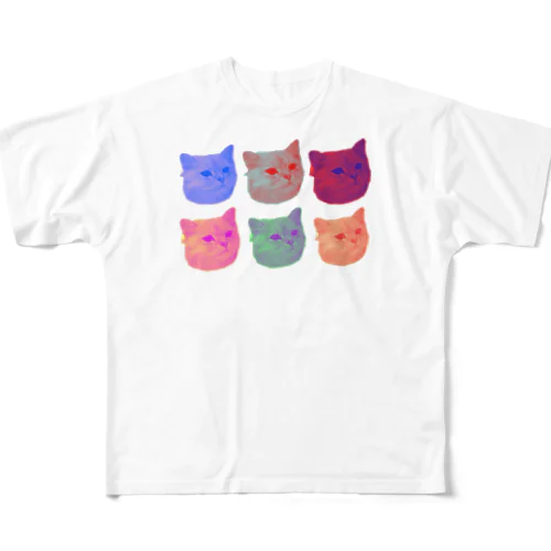 カラフル那由多 All-Over Print T-Shirt