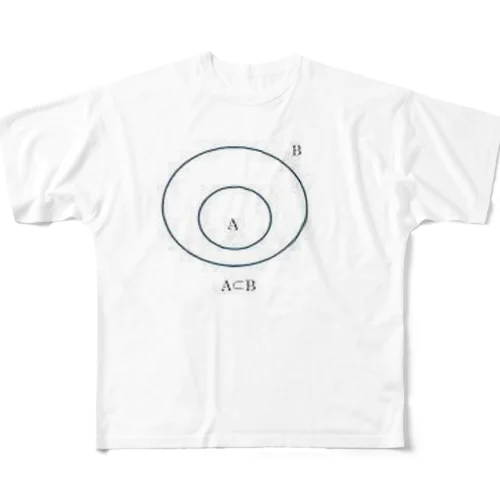 高校数学 フルグラフィックTシャツ