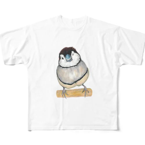 [森図鑑] カノコスズメ All-Over Print T-Shirt