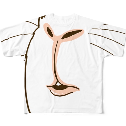 モルモットの鼻口グッズ All-Over Print T-Shirt