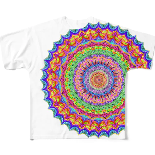 残暑の空 All-Over Print T-Shirt