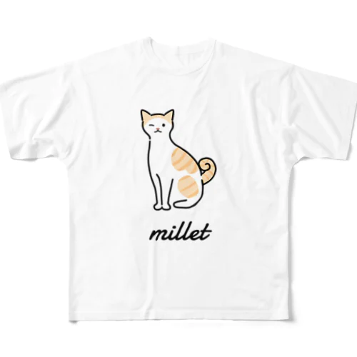 millet All-Over Print T-Shirt