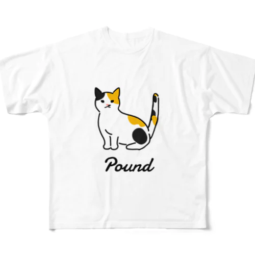 Pound フルグラフィックTシャツ