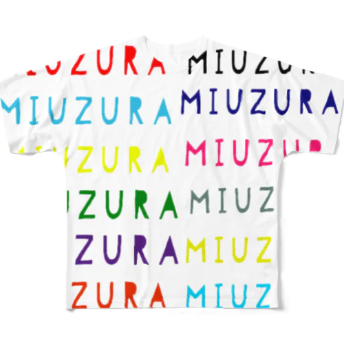 MIUZURA フルグラフィックTシャツ