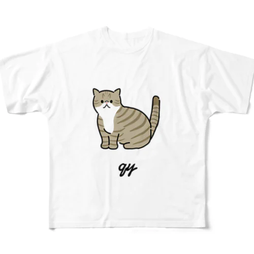 qy All-Over Print T-Shirt