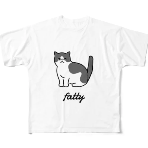 fatty フルグラフィックTシャツ