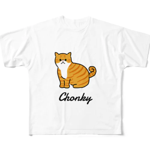 Chonky All-Over Print T-Shirt