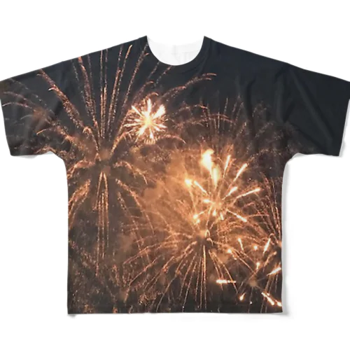 201908171903004　古風な芒色の連発 All-Over Print T-Shirt