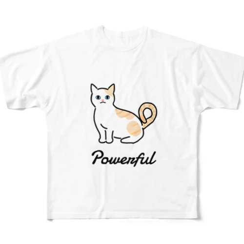 Powerful フルグラフィックTシャツ