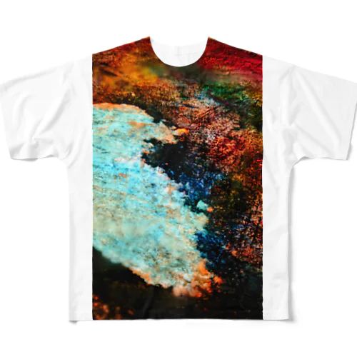 惑星の湖 フルグラフィックTシャツ