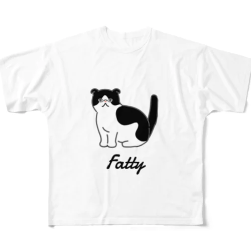 Fatty フルグラフィックTシャツ