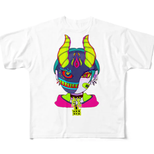 仮面男子 戯曲くん All-Over Print T-Shirt