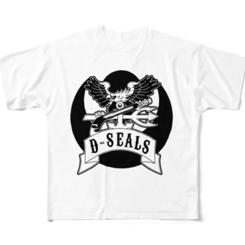 D-SEALS公式背景なし フルグラフィックTシャツ