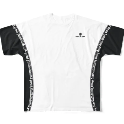 OVAL G-BLACK TEE フルグラフィックTシャツ