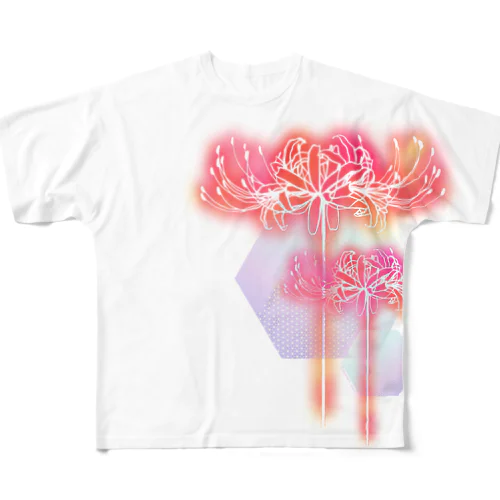 曼珠沙華 - 朧 【黄昏】 All-Over Print T-Shirt