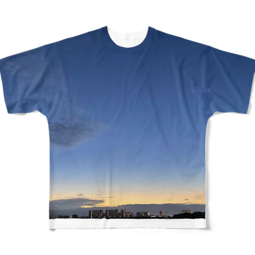 空 フルグラフィックTシャツ