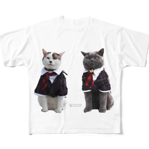 秋色スーツのドラシラス All-Over Print T-Shirt