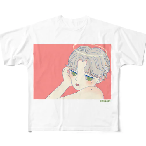 TOMBOY-天使I- フルグラフィックTシャツ