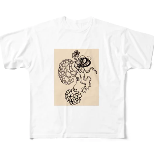 柘榴の石 All-Over Print T-Shirt